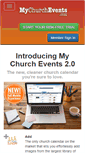 Mobile Screenshot of mychurchevents.com